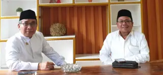 Ketua PBNU Yahya Cholil Staquf dan Wakil Sekretaris Jenderal PBNU Sulaeman Tanjung || Foto : Dok PBNU