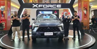 PT MMKSI Meluncurkan Mitsubishi XFORCE di Jamtos, Kamis (19/10/2023) ( foto: Ahmad Muzir)