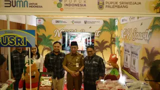 Wagub membuka IPOSC) & Expo ke III di Ratu Convention Center (RCC) – Hotel Ratu Jambi, Selasa (28/11/2023). (Foto: Sobirin)