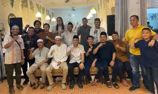 JMSI Gelar Buka Bersama di Caffe & Resto DR Ayam Bakar, Pasir Putih, Kota Jambi, Senin (01/04/2024).