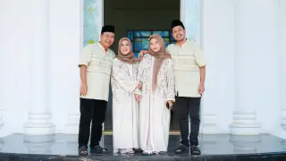 Romi Hariyanto dan keluarga || Dok dktj