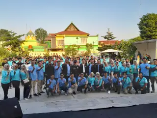 Deklarasikan Milenial Kreatif Maulana-Diza || Dok tim