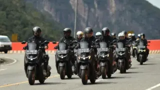 Peserta NMAX Tour Boemi Nusantara (NTBN) foto : Yamaha