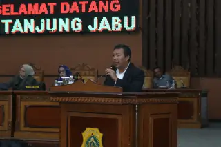 Pendapat akhir fraksi-fraksi DPRD Tanjab Timur terhadap laporan Badan Anggaran (Banggar) atas Rancangan Peraturan Daerah (Ranperda) || dok