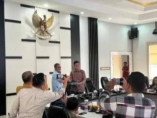 Ketua DPRD Muhammad Hafiz Saat Cara Rapat Banggar DPRD provinsi Jambi. || Dok Humas
