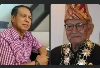 Tokoh masyarakat Jambi Usman Ermulan Dan Datuk H,Nawawi.|| Dok Dia
