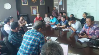 Pimpinan DPRD Provinsi Jambi dan banggar konsultasi ke Kemendagri || Dok Humas