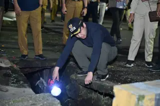 Wawako Diza Tinjau Langsung Proses Pembenahan Drainase di Wilayah Pasar Jambi || Dok PKJ