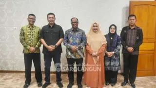 Dr. Bahri, S.STP, M.Si setelah menjalankan tugas sebagai Penjabat Bupati Sarolangun || Dok Pemsar