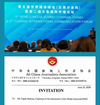 Suasana Konferensi Aliansi Media Asia Selatan dan Asia Tenggara di Kota Kunming, Yunnan, Tiongkok tahun 2023 lalu ( dok ant)