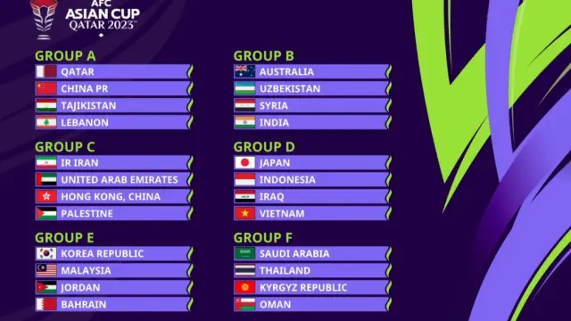 Indonesia Segrup dengan Jepang, Irak, dan Vietnam