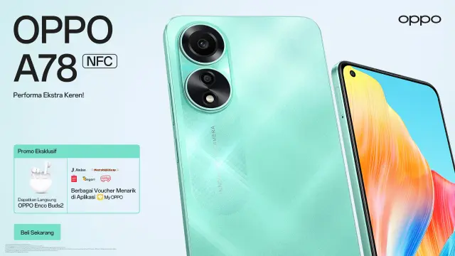 Hadirkan 67W Supervooctm Flash Charge Pertama Kalinya di Lini Seri A, OPPO A78 Meluncur Resmi di Indonesia