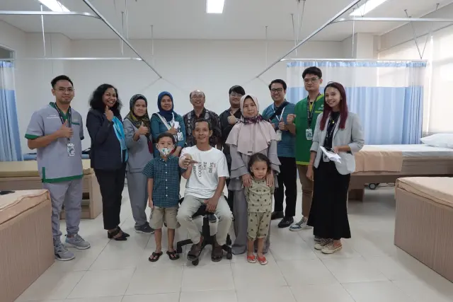 BPJS Ketenagakerjaan Dampingi Pasien RTW Mendapatkan Tangan Palsu