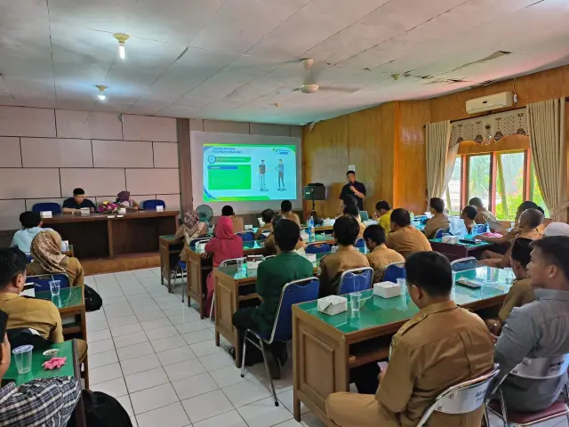 BPJS Ketenagakerjaan Cabang Jambi Sosialisasi Program BPJS Ketenagakerjaan Kepada Perangkat Desa di Tanjab Timur