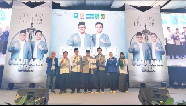 Deklarasikan Diri Bakal Calon Walikota dan Calon Wakil Walikota Jambi Periode 2024-2029, Maulana -Diza Siap Bawa Kota Jambi Bahagia