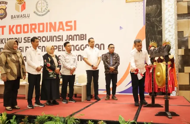 Jelang Tahapan Pencalonan, Bawaslu Jambi Gelar Rakor Sentra Gakkumdu