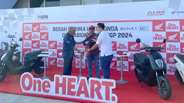 Perdana, Motor Listrik Honda Resmi Dukung MotoGP Mandalika