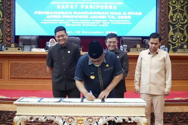 Pjs. Gubernur Sudirman Apresiasi Kerja Keras Dewan Dalam Menetapkan KUA-PPAS Tahun 2025