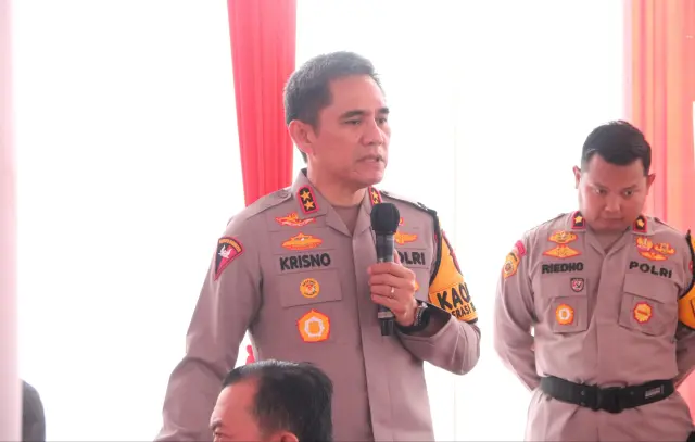 H-1 PSU Bungo, Kapolda Jambi Hadiri Halal Bi Halal dan Deklarasi Pilkada Damai.