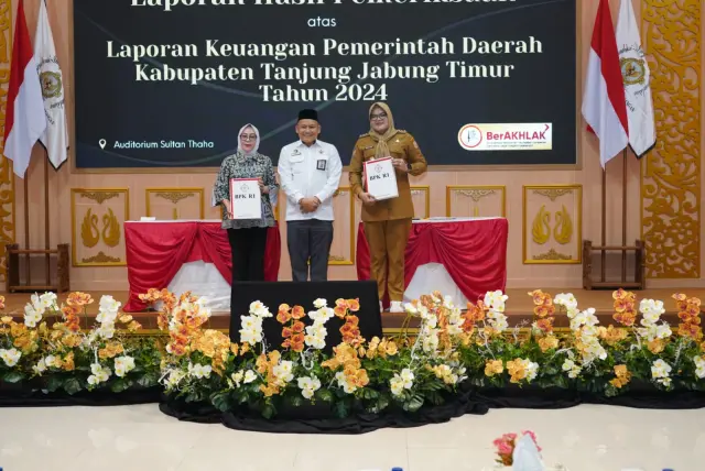 Kinerja Keuangan Baik, Tanjabtim Diganjar WTP ke-8