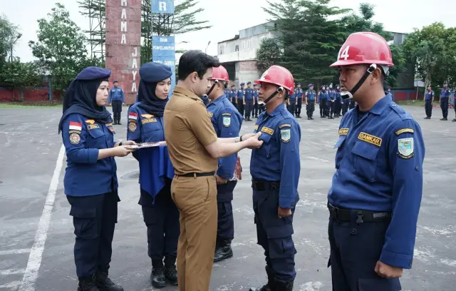 Wawako Diza Hazra Aljosha Tutup Diklat Keahlian dan Keterampilan Petugas Damkar