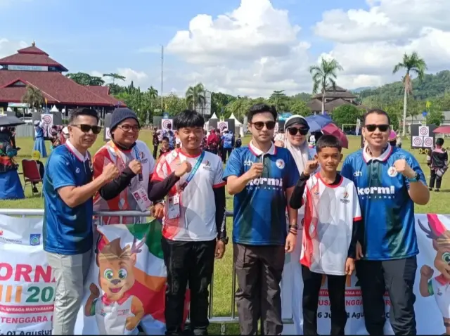 Ketua KORMI Kota Jambi Diza Hazra Aljosha Dampingi Peserta FORNAS VIII di NTB