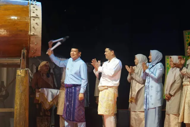 Bupati Muaro Jambi, Dr. Bambang Bayu Suseno Buka Musabaqah Tilawatil Qur'an (MTQ) ke-28 Tingkat Kecamatan Kumpeh Ulu di Desa Sumber Jaya
