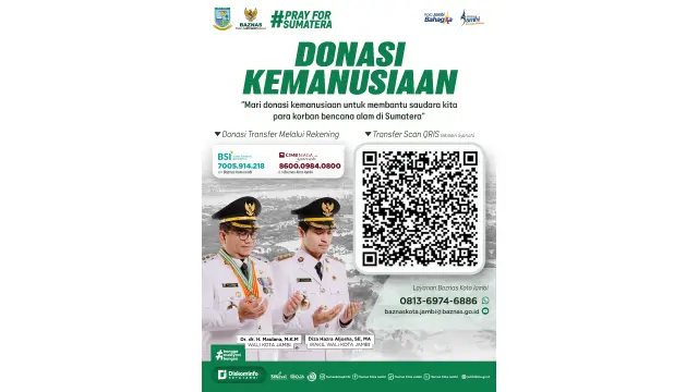 Wali Kota Maulana Gerakkan KORPRI Kota Jambi Salurkan Bantuan ke Korban Bencana di Sumatera