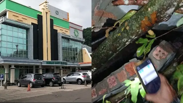 Breaking News: Tembok Pagar RS Arafah Roboh, Timpa Rumah Warga di Solok Sipin, Sejumlah Orang Terluka