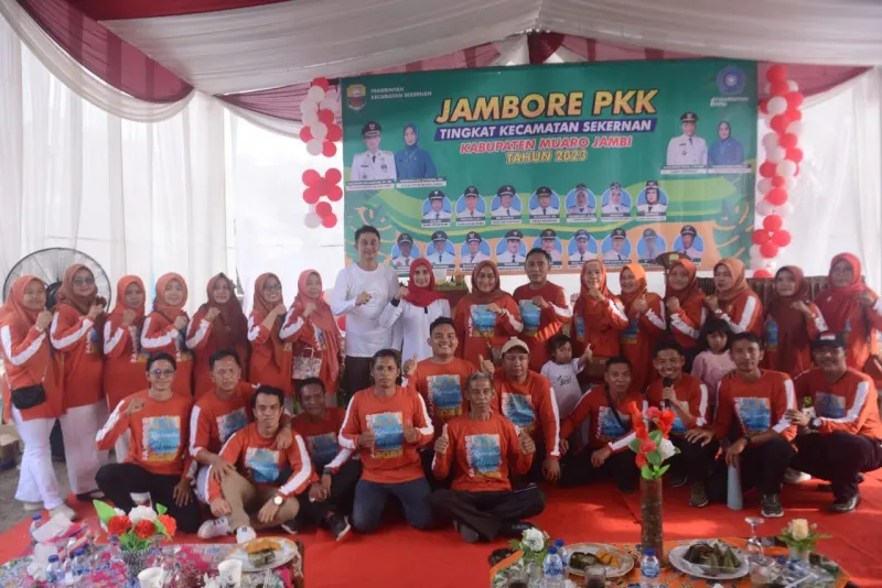 Jambore PKK Tingkat Kecamatan Sekernan Ditutup Pj Bupati Muaro Jambi || KMJ