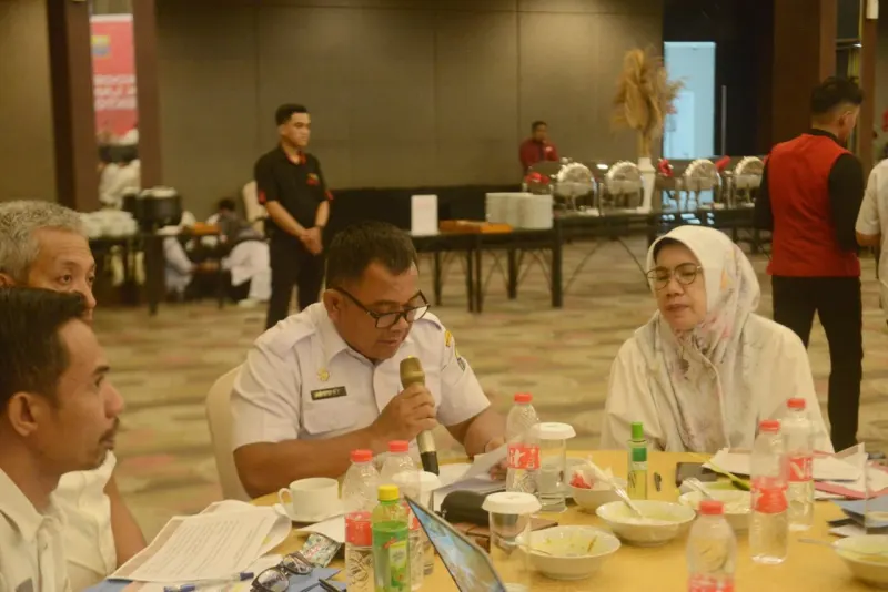 Sekda Muaro Jambi Hadiri Rapat dengan BPN dan KPK Masalah Pertanahan.