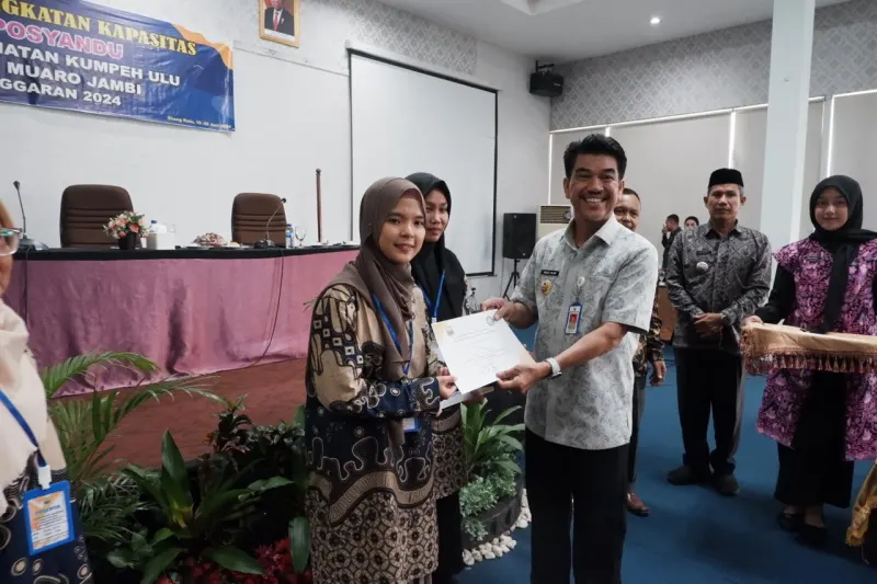 Pelatihan Peningkatan Kapasitas Kader Posyandu se Kecamatan Kumpeh Ulu || Dok dkm
